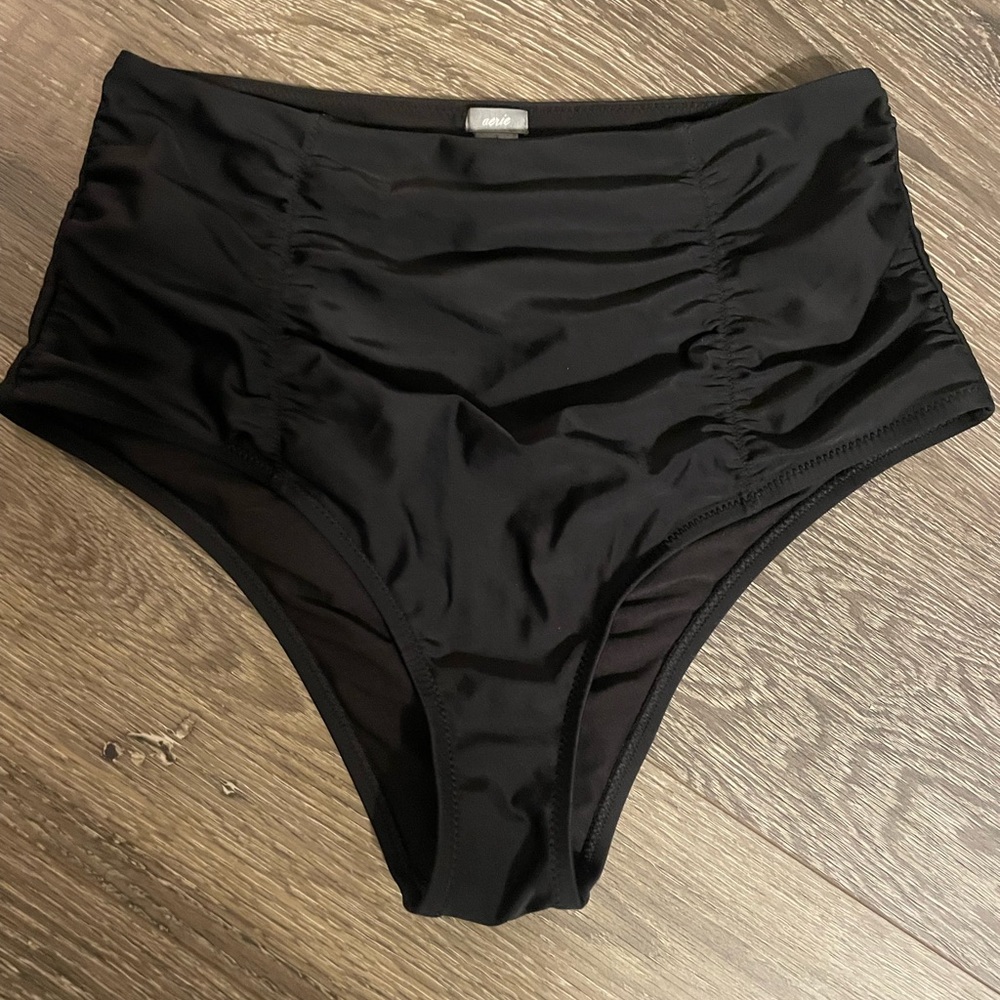 High wasted bathing suit bottoms from Aerie.
